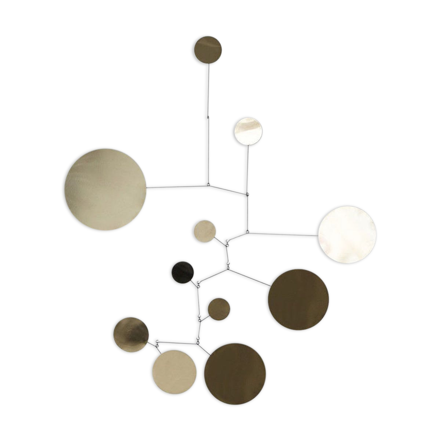 Vintage brass mobile