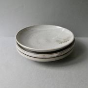 3 assiettes ou petits plats en grès Chantal et Thierry Robert