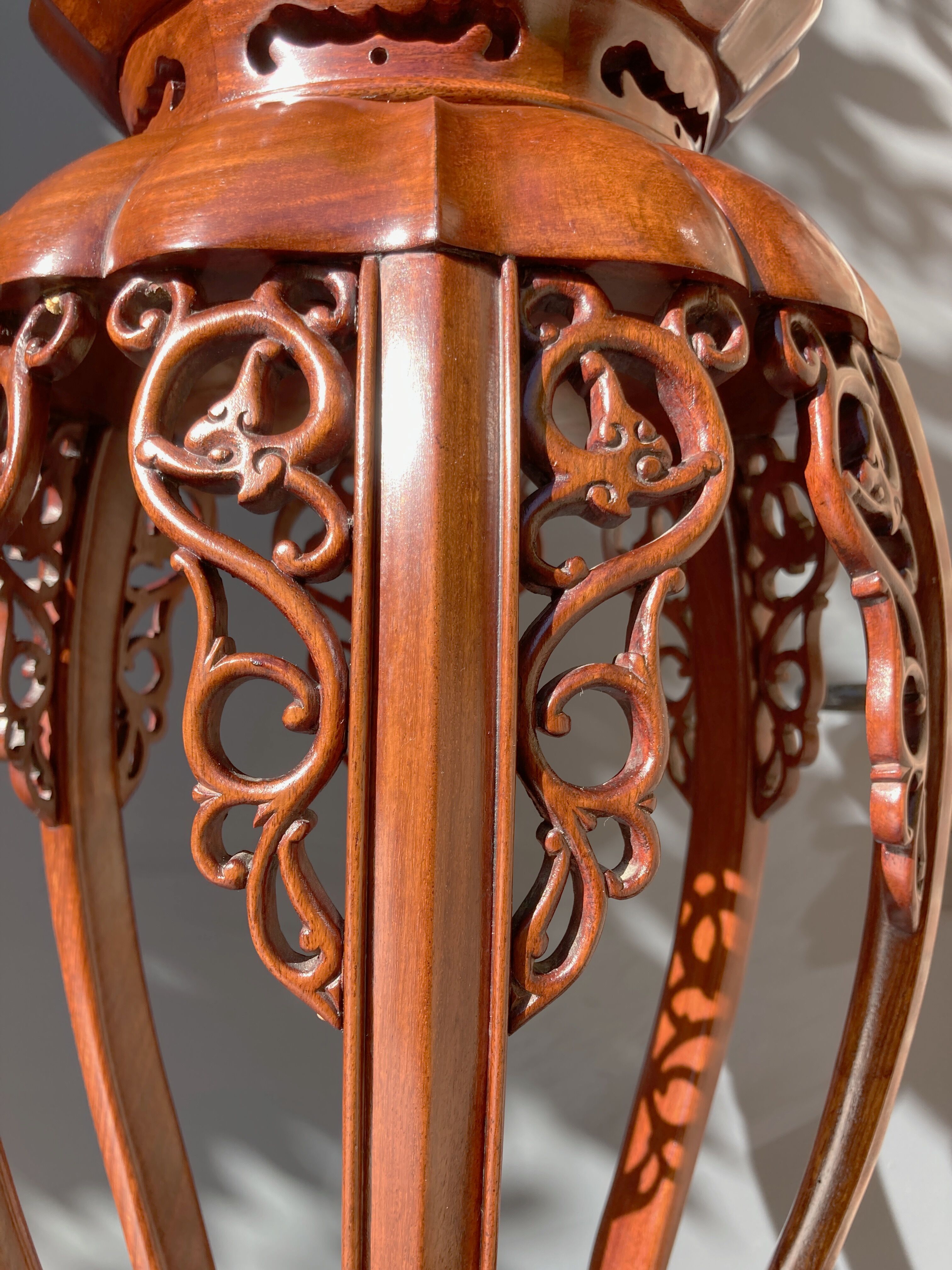 Openwork rosewood gueridon