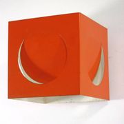 3 Stockmann Orno orange vintage Shogo Suzuki lamps