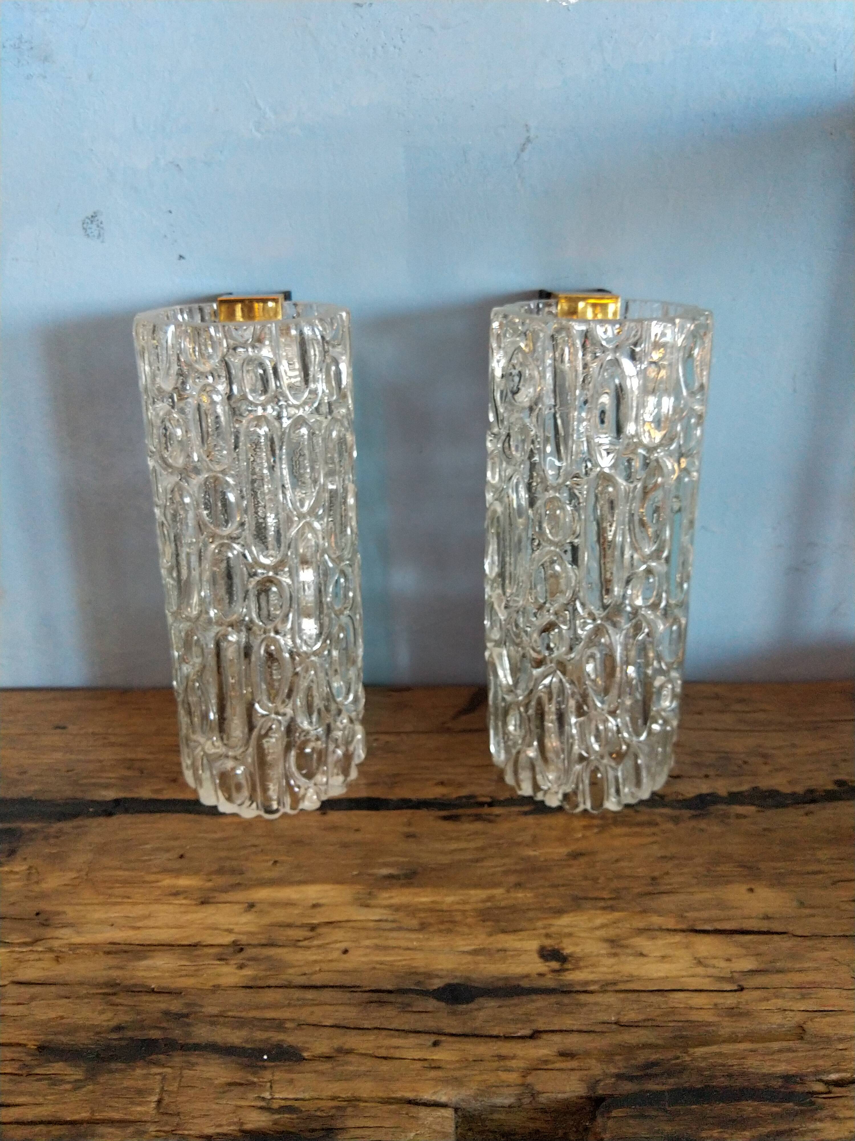 Pair of wall lamps 50s