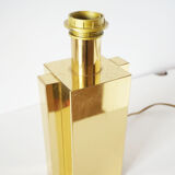 Vintage gold metal lamp foot