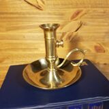 Brass cellar rat candle holder