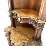 Corner cabinet in Burl Walnut