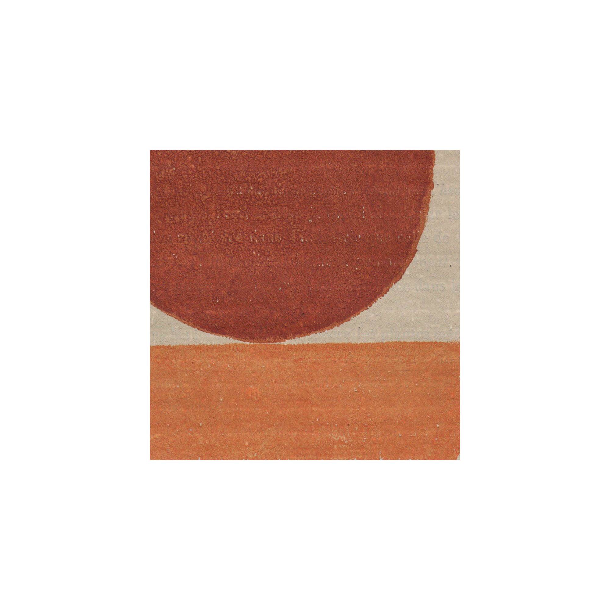 Duo of paintings on old paper -B53 and B60 - abstract paintings signed eawy