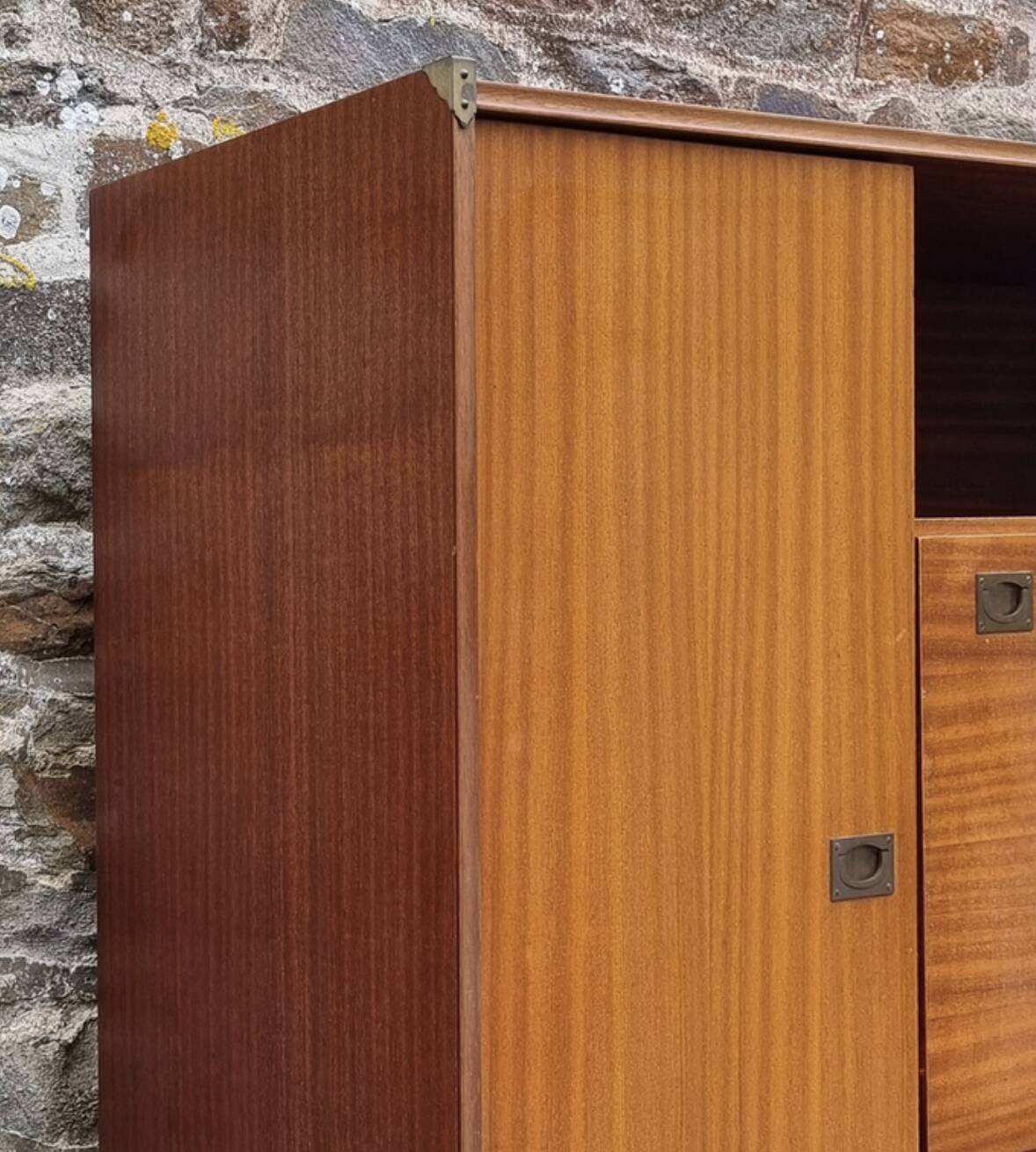 Secretary wardrobe Maison Gautier teak – multifunctional vintage furniture from the 60s