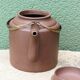 Chinese teapot in stoneware, Yixing, signed
