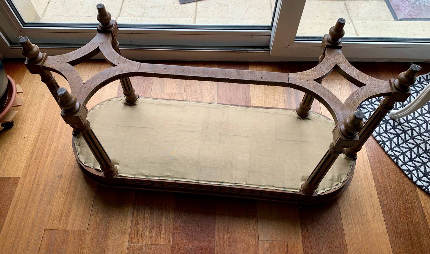 Louis XVI 2-seater piano or extra bench