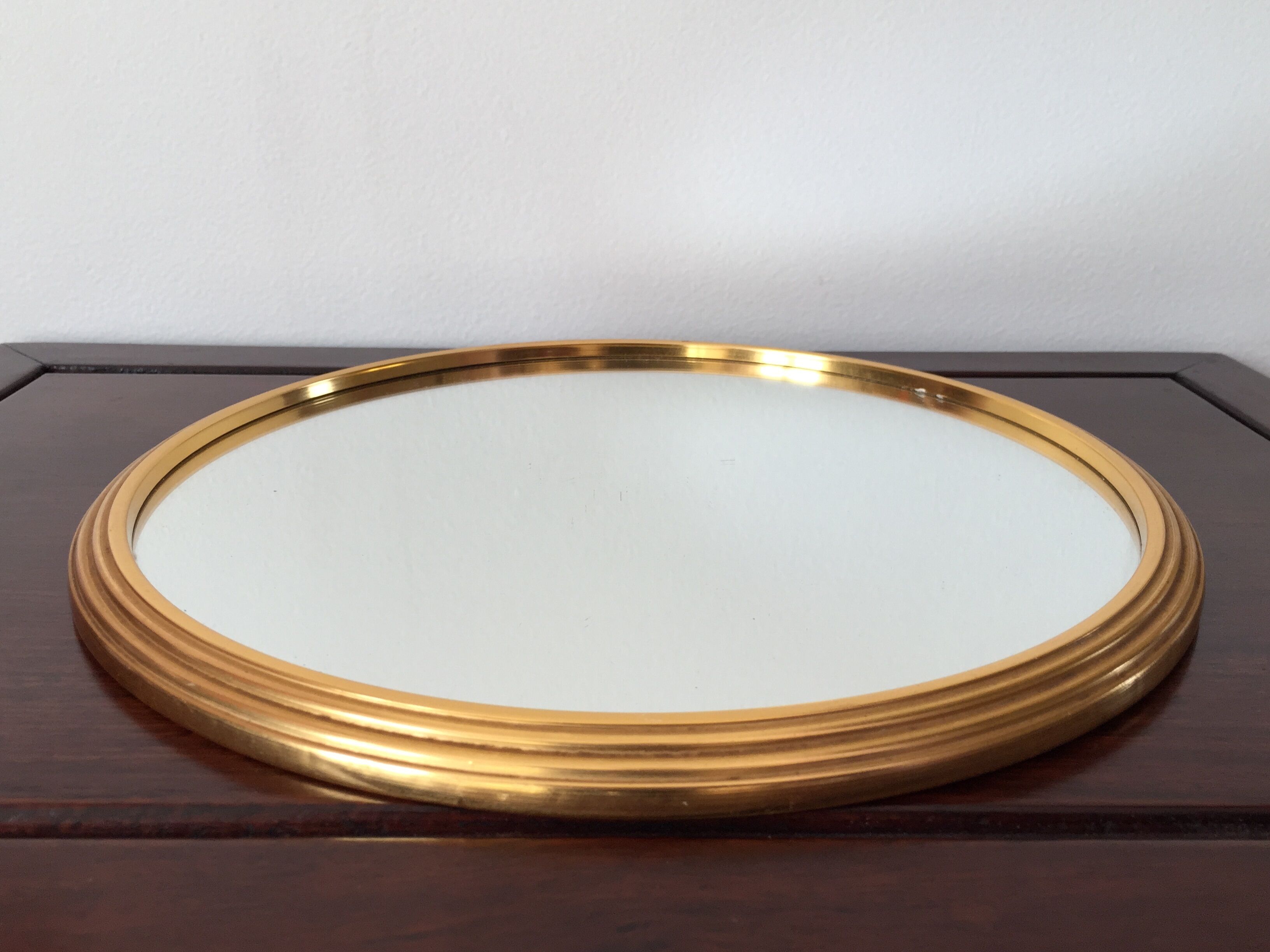 Mirror tray round diameter 28.5 cm