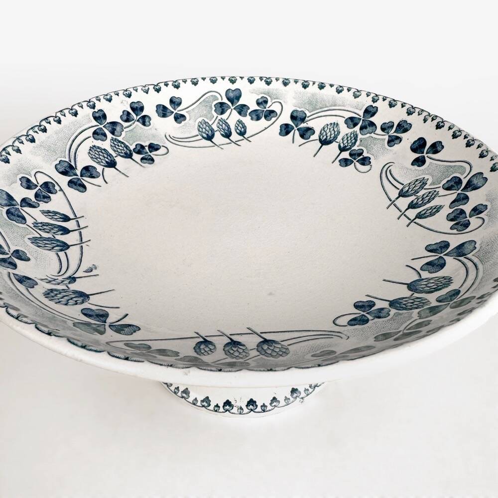 Compotier Terre de Fer Catinat Émile Bourgeois 19th Century