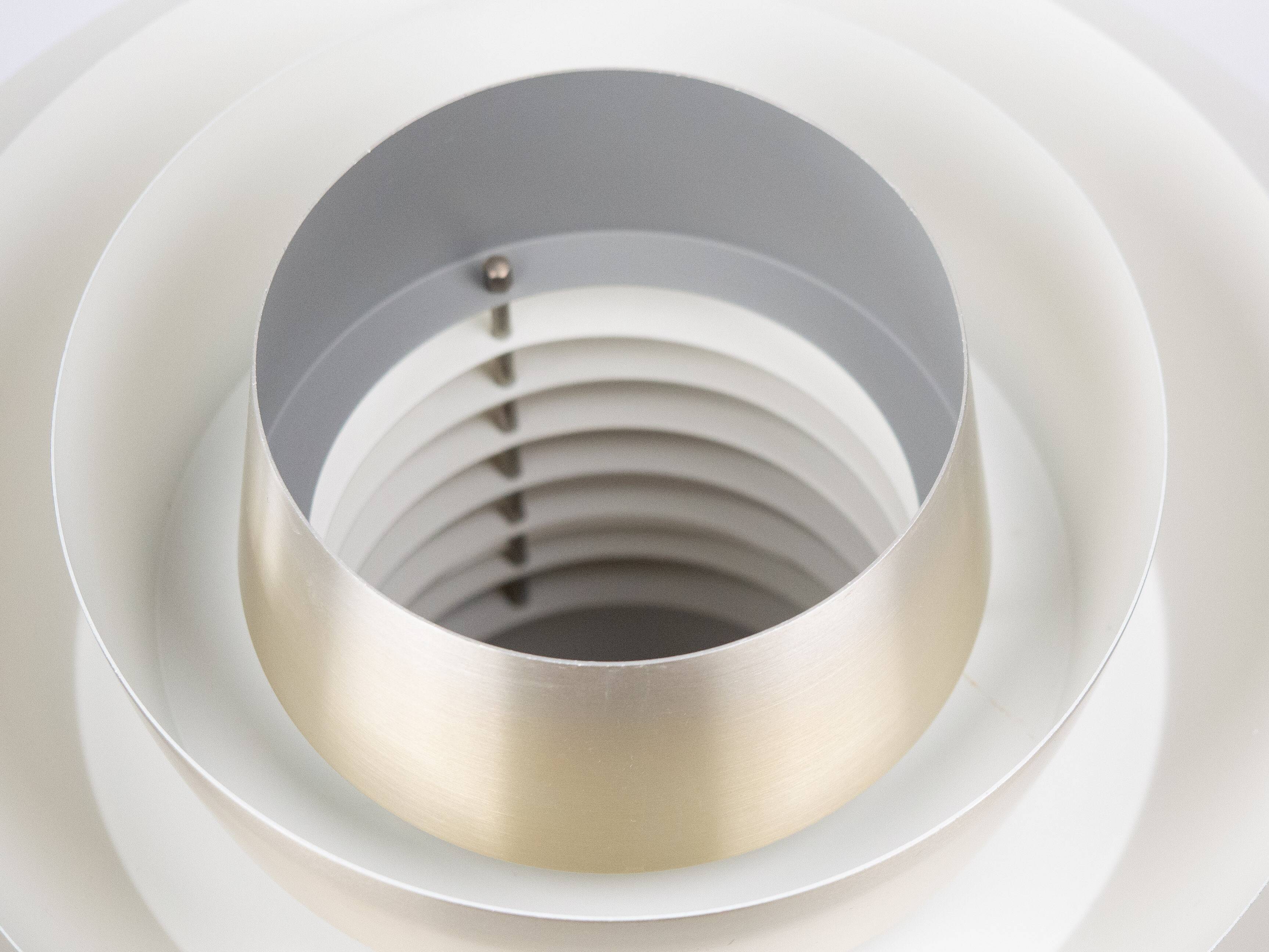 Lampe suspendue vintage danoise Verona par Svend Middelboe, Lyfa, 1962