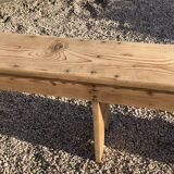 Rustic wooden bench