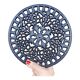 Dessous plat en fonte noir