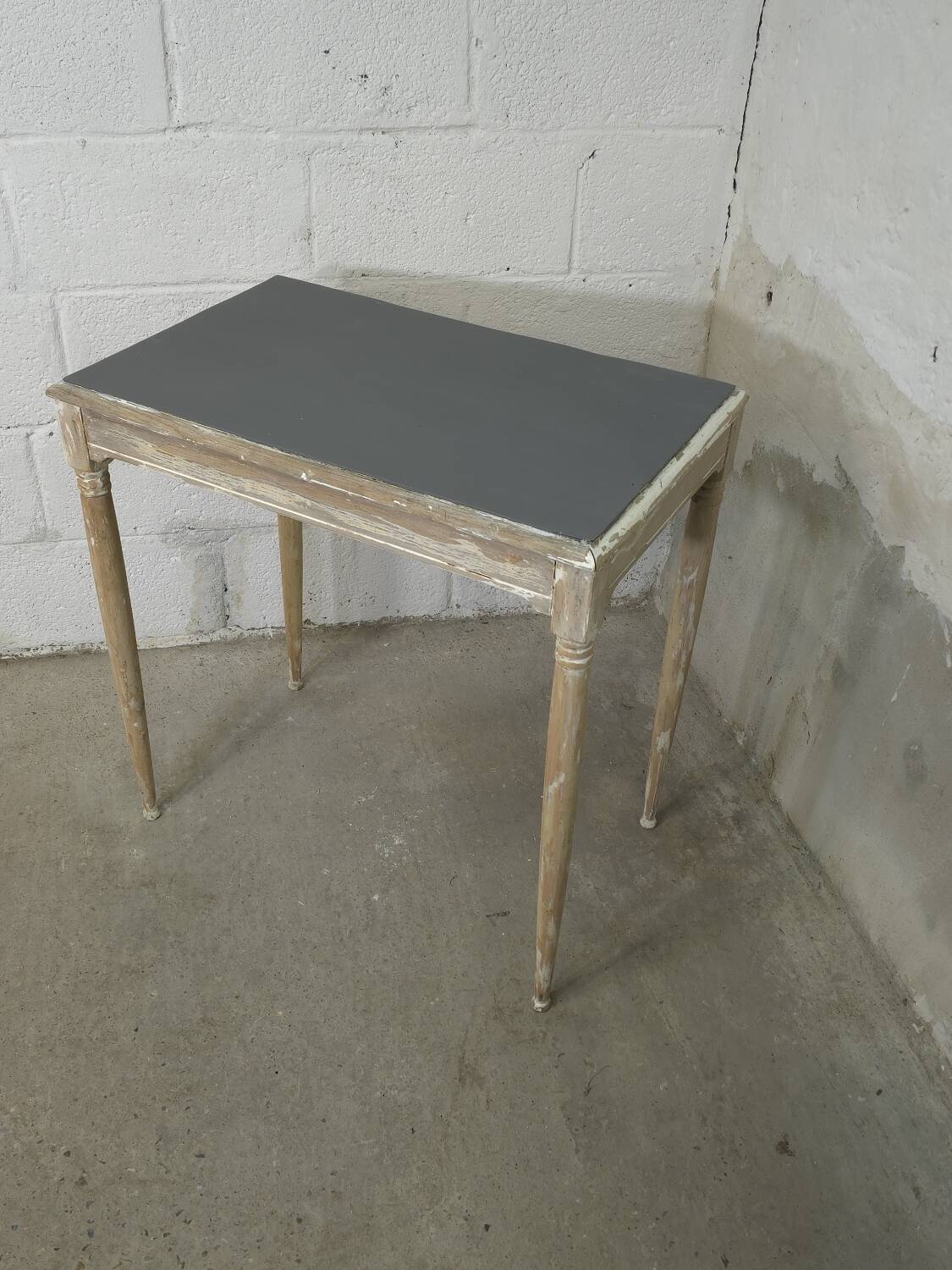 Upcycled antique side table