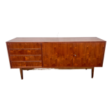 Teak row bobbin feet