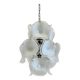 Gino Vistosi Murano glass chandelier with glass discs