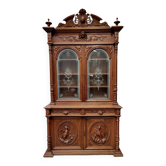 Very important hunting lodge buffet in solid wood, Renaissance style.