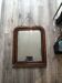 Wooden mirror in Louis Philippe style