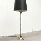 Hollywood Regency bamboo floor lamp by Ingo Maurer for M Design, 1960s.