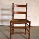 oak and straw chair, Amsterdam School, Netherlands