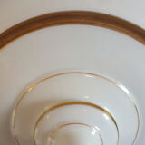 White and gold porcelain display cup - Bosquin in Caen