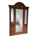 Old and large 3-door wardrobe