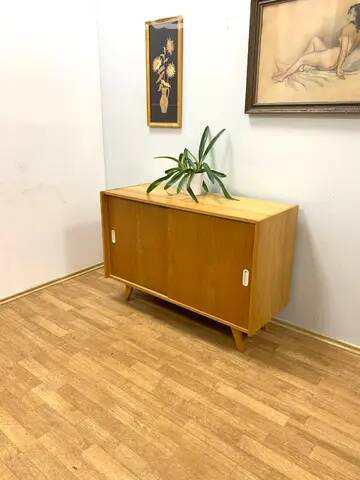 Mid-century sideboard by Jiří Jiroutek for Interiér Praha, Czech design, 1960s