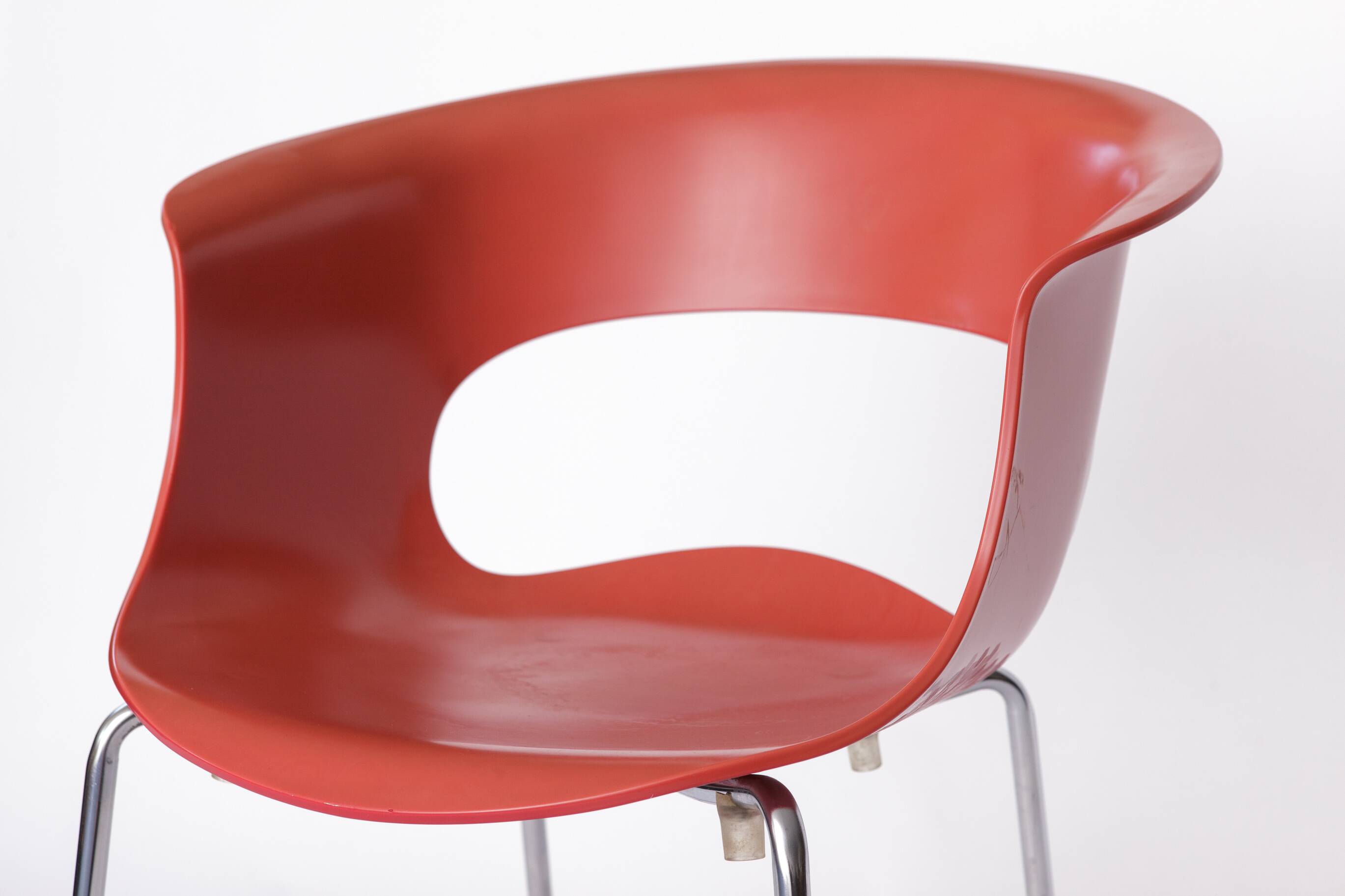 Set of 4 SCAB Design “Miss B” Chairs – Italian Stackable Chairs, 1990s