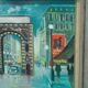Peinture moderne suédoise de Jack Eichborn huile sur toile, années 1960