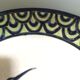 Art deco dish in cracked ceramic