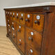 Commode d’apothicaire avec plateau en marbre, années 1930