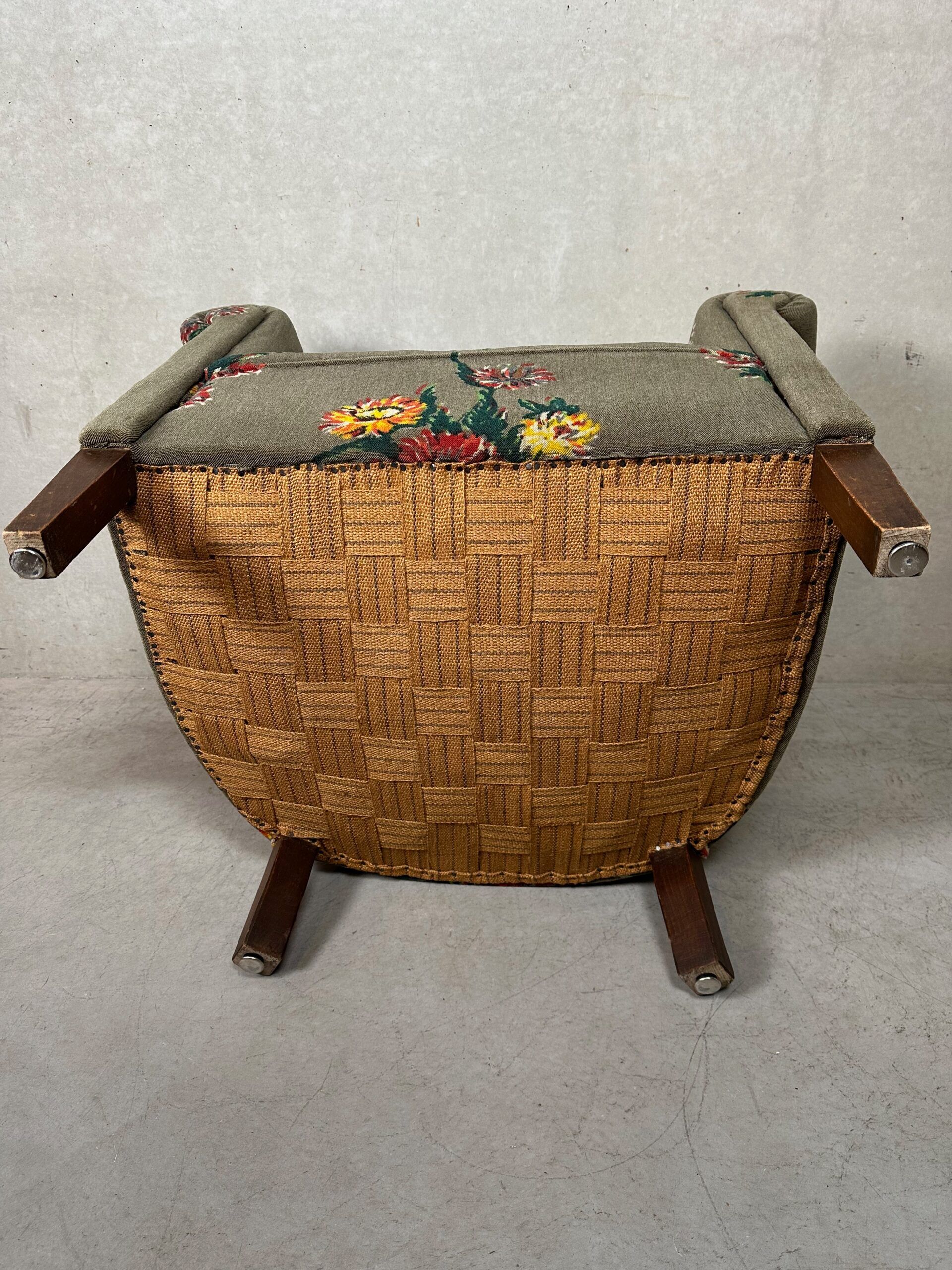 Fauteuil botanique vintage