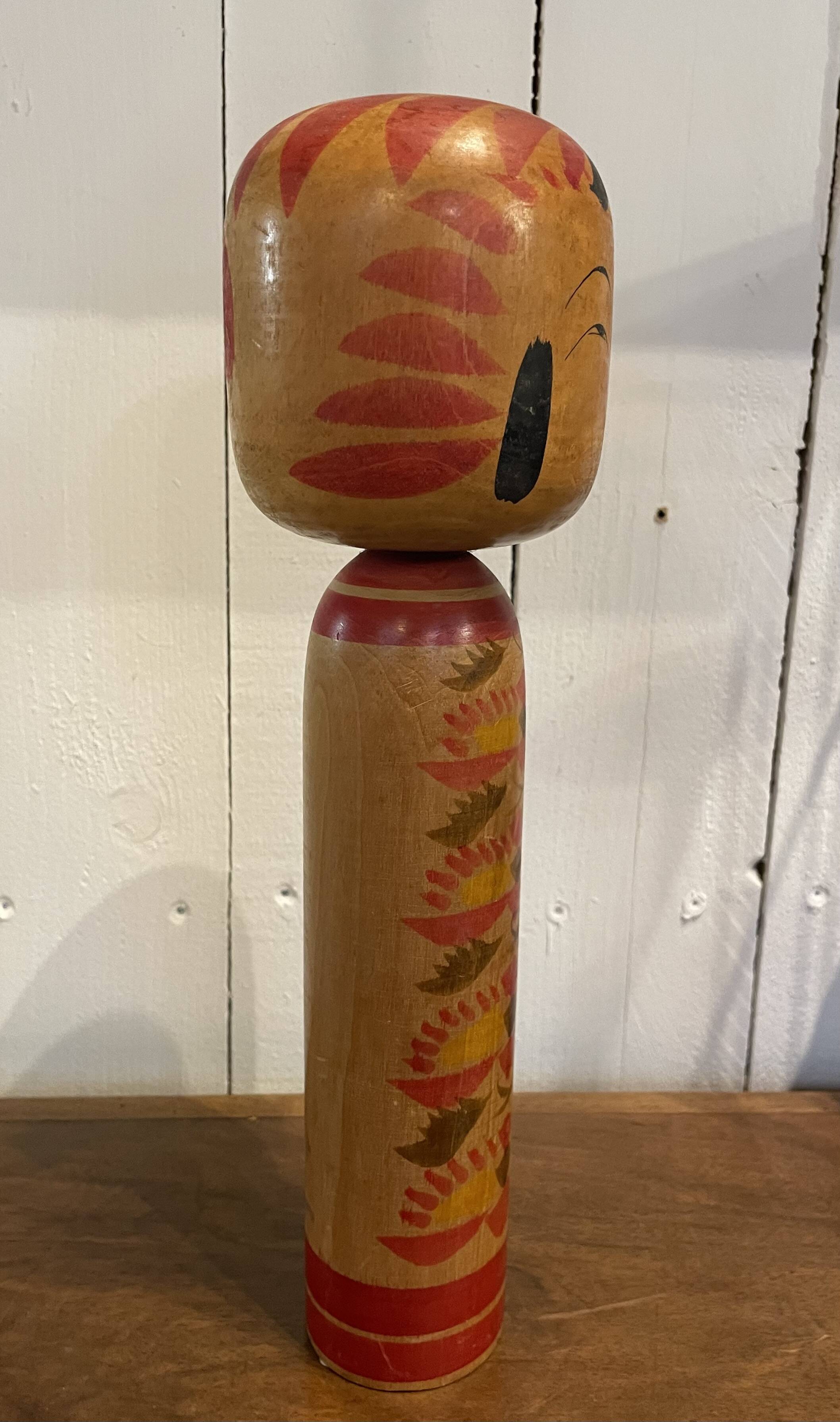 Japanese wooden Kokeshi doll
