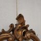 Miroir doré baroque style Louis XV biseauté