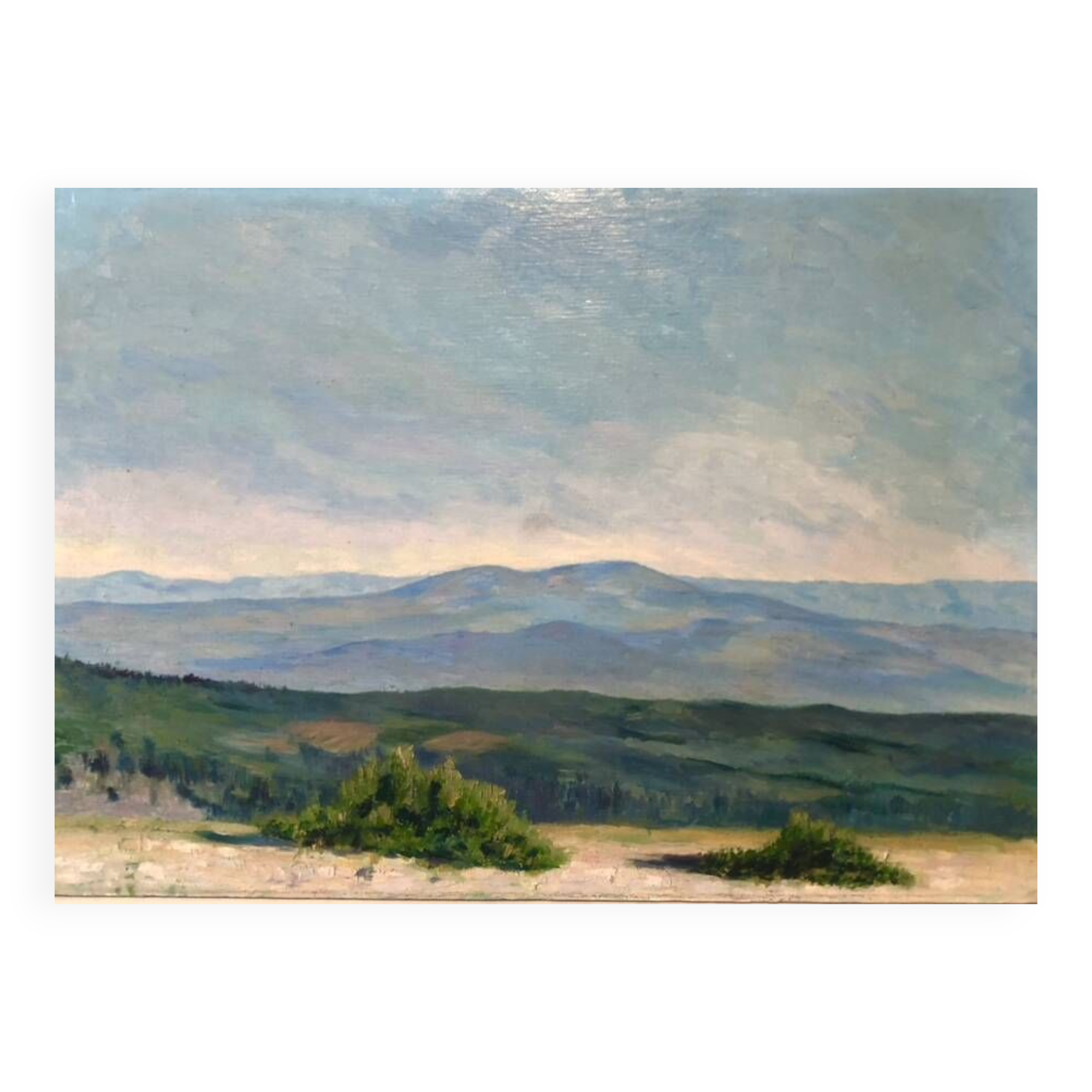 Landscape oil painting