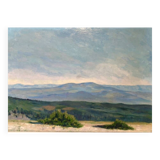 Tableau huile paysage