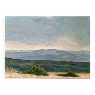 Landscape oil painting