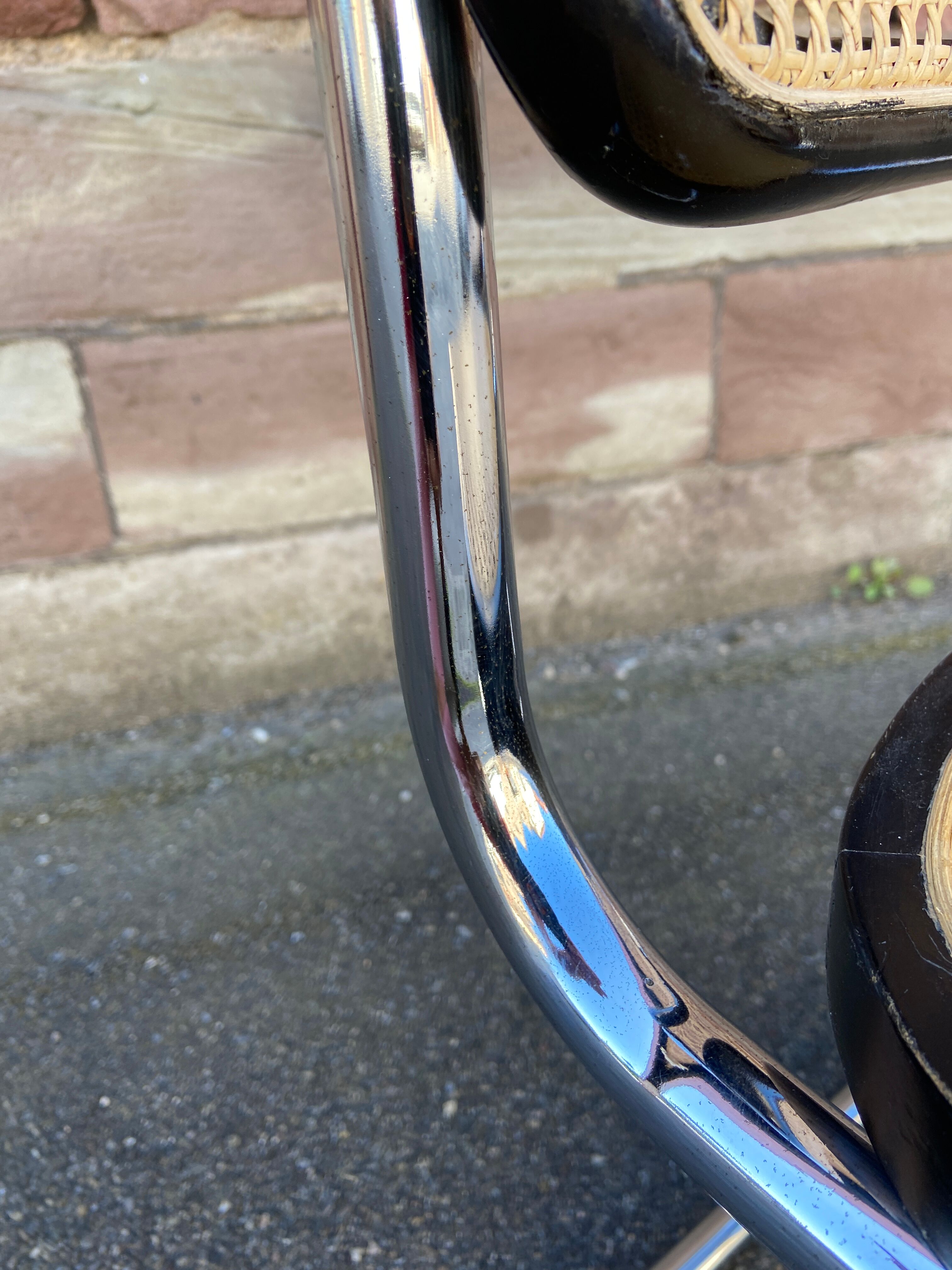 Paire de chaises Cesca B32 de Marcel Breuer Cesca B32 italie 1980