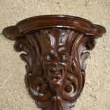 Pair of Small Oak Wall Consoles