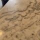 Vintage oval marble table