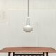 Mid-century glass pendant light Kreta by Jacob E. Bang for Fog & Mørup and Holmegaard, 1960s.