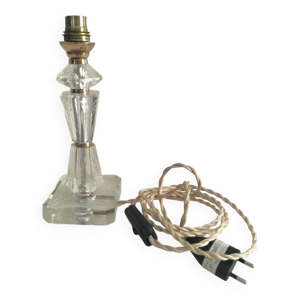 pied de lampe en cristal