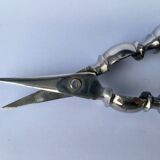 Lobster Cracker Scissors .800 Silver Handles 1930s