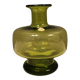 May green glass vase designed by Per Lütken for Holmegaard glassworks Denmark in 1955.