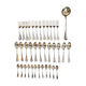 Old housewife, silver metal, 37 pieces. N°3