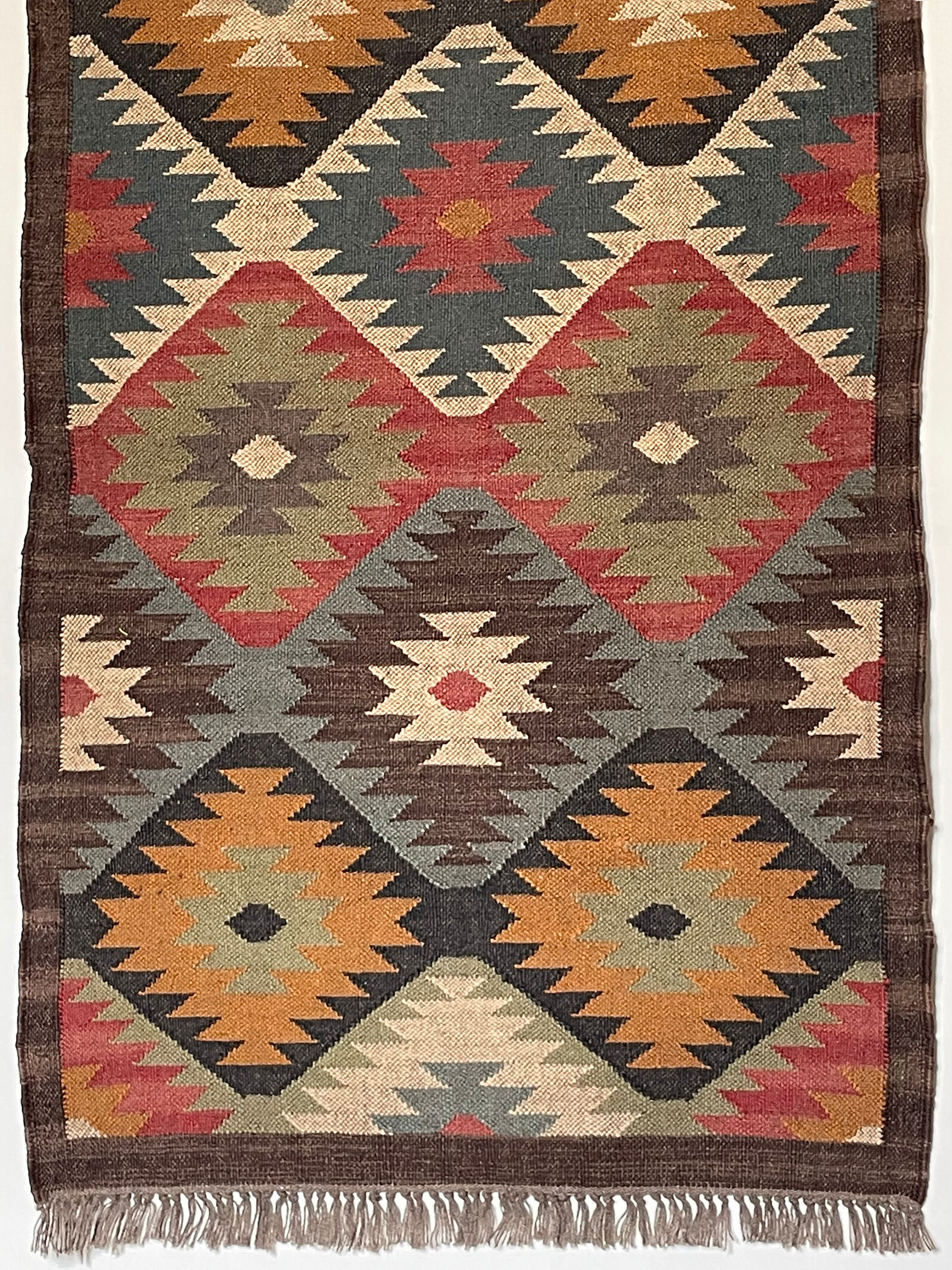 3 x 5, Handmade Jute-Wool Kilim Rug, Kilim Carpet, 90x150Cm