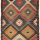 3 x 5, Handmade Jute-Wool Kilim Rug, Kilim Carpet, 90x150Cm