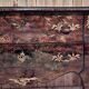 Commode sauteuse galbée en laque à décor Chinois époque début XXeme (om)