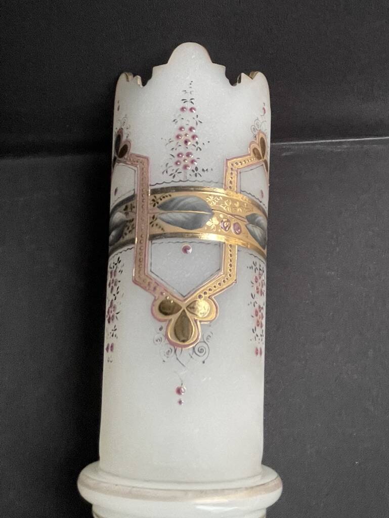 Vase en opaline de cristal XIXème