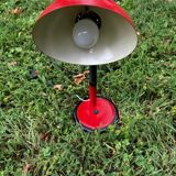 Red aluminor lamp